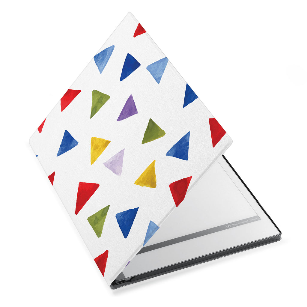 The Personalized VistaCase reMarkable Pen Holder CasewithGeometry Pattern design adds a touch of elegance to your device.