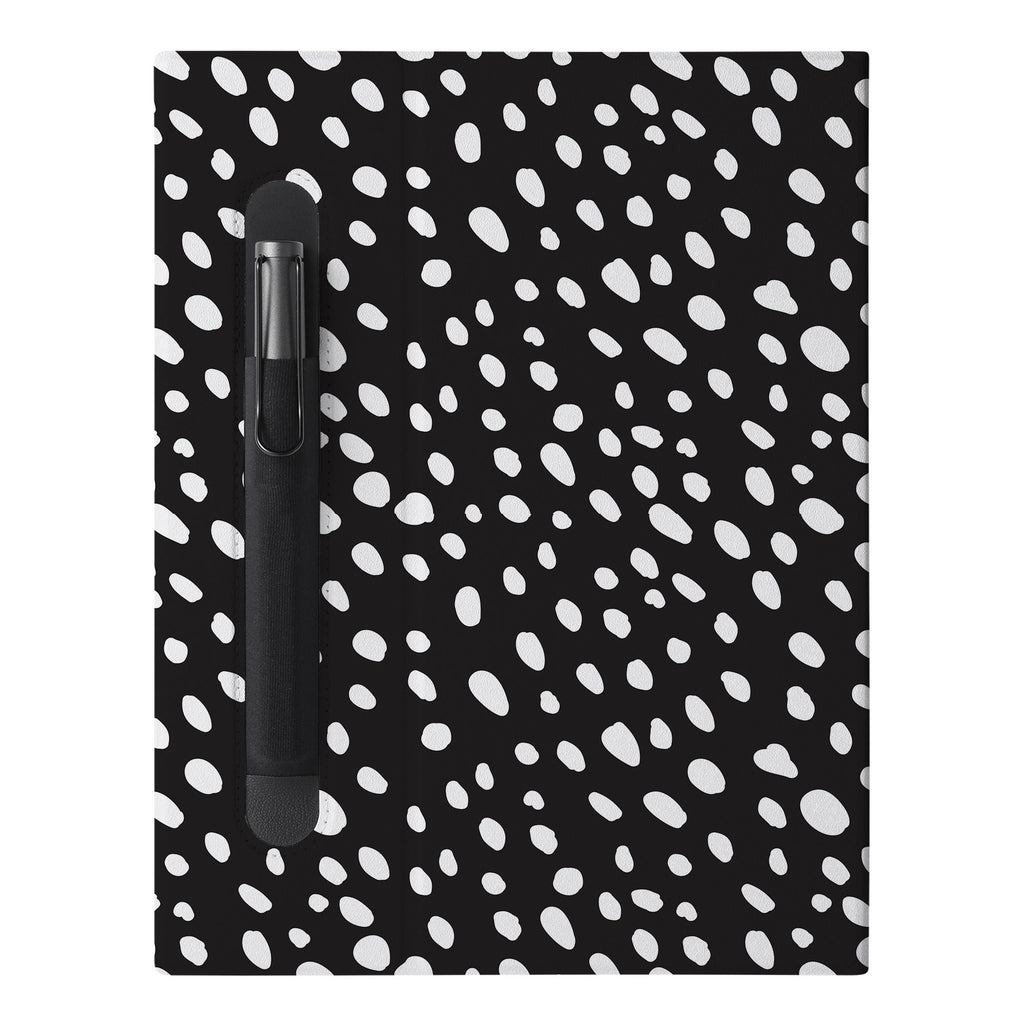 The Personalized VistaCase reMarkable Pen Holder Case with Polka Dot design features a built-in Marker pen holder,