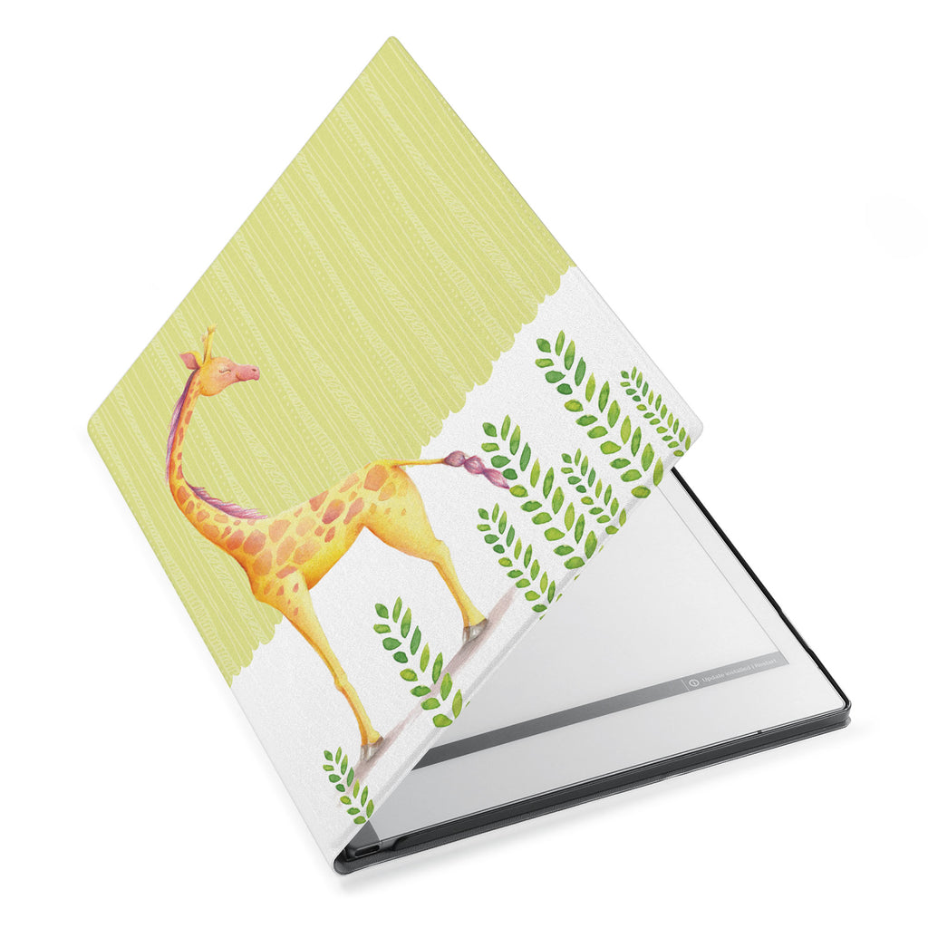 The Personalized VistaCase reMarkable Pen Holder CasewithCute Animal 2 design adds a touch of elegance to your device.