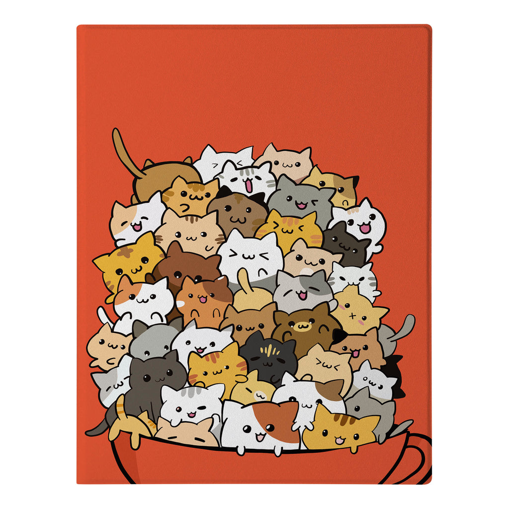 The Personalized VistaCase reMarkable Pen Holder Case is adorned with a vibrant and intricately detailed Cute Cats design