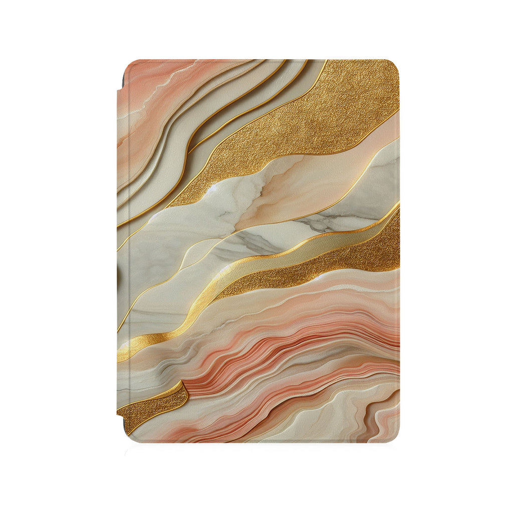 the front side of Personalized Microsoft Surface Pro and Go Case with Marble design