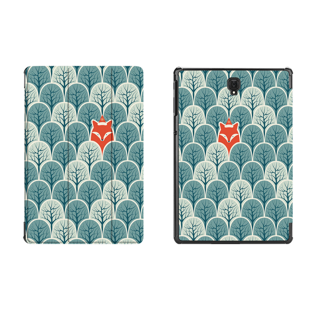 the whole printed area of Personalized Samsung Galaxy Tab Case with Fox Fun design