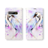Personalized Samsung Galaxy Wallet Case with Swan desig marries a wallet with an Samsung case, combining two of your must-have items into one brilliant design Wallet Case.
