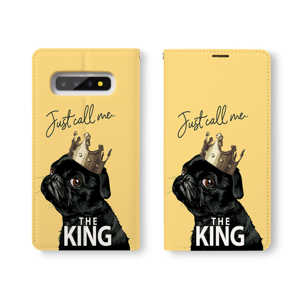 Personalized Samsung Galaxy Wallet Case with Dog Fun desig marries a wallet with an Samsung case, combining two of your must-have items into one brilliant design Wallet Case.