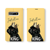 Personalized Samsung Galaxy Wallet Case with Dog Fun desig marries a wallet with an Samsung case, combining two of your must-have items into one brilliant design Wallet Case.