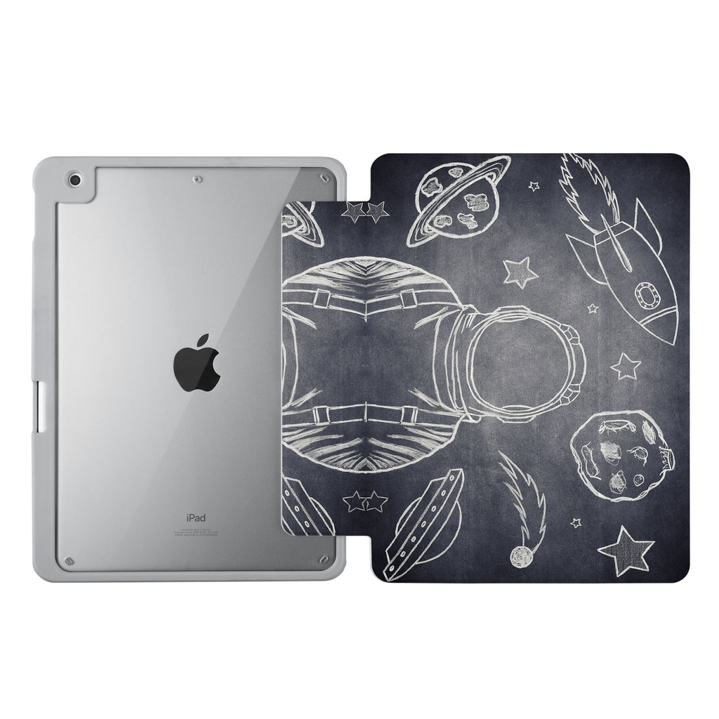 Vista Case iPad Premium Case with Astronaut Space Design uses Soft silicone on all sides to protect the body from strong impact.
