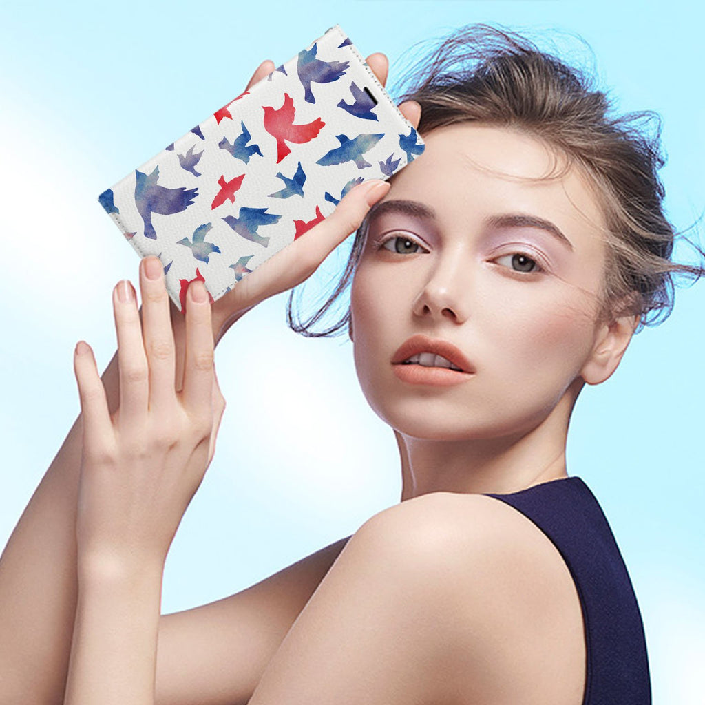 Personalized Huawei Wallet Case with Bird desig marries a wallet with an Samsung case, combining two of your must-have items into one brilliant design Wallet Case.