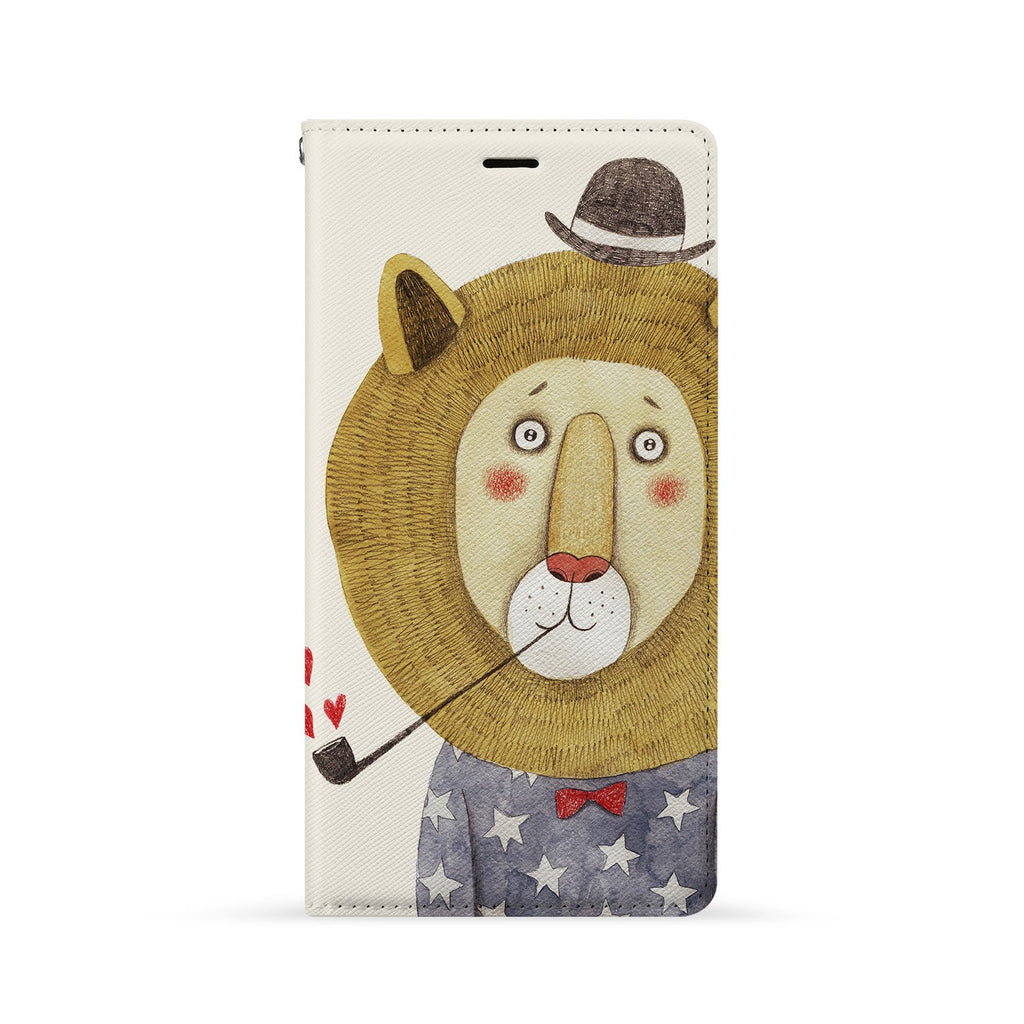 Front Side of Personalized Huawei Wallet Case with 4 design