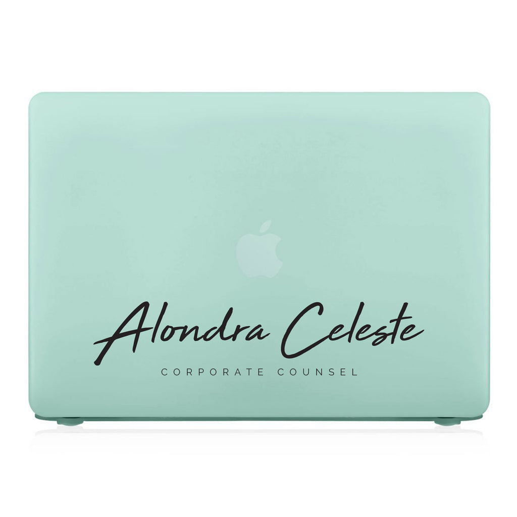 MacBook Case - Signature with Occupation 22