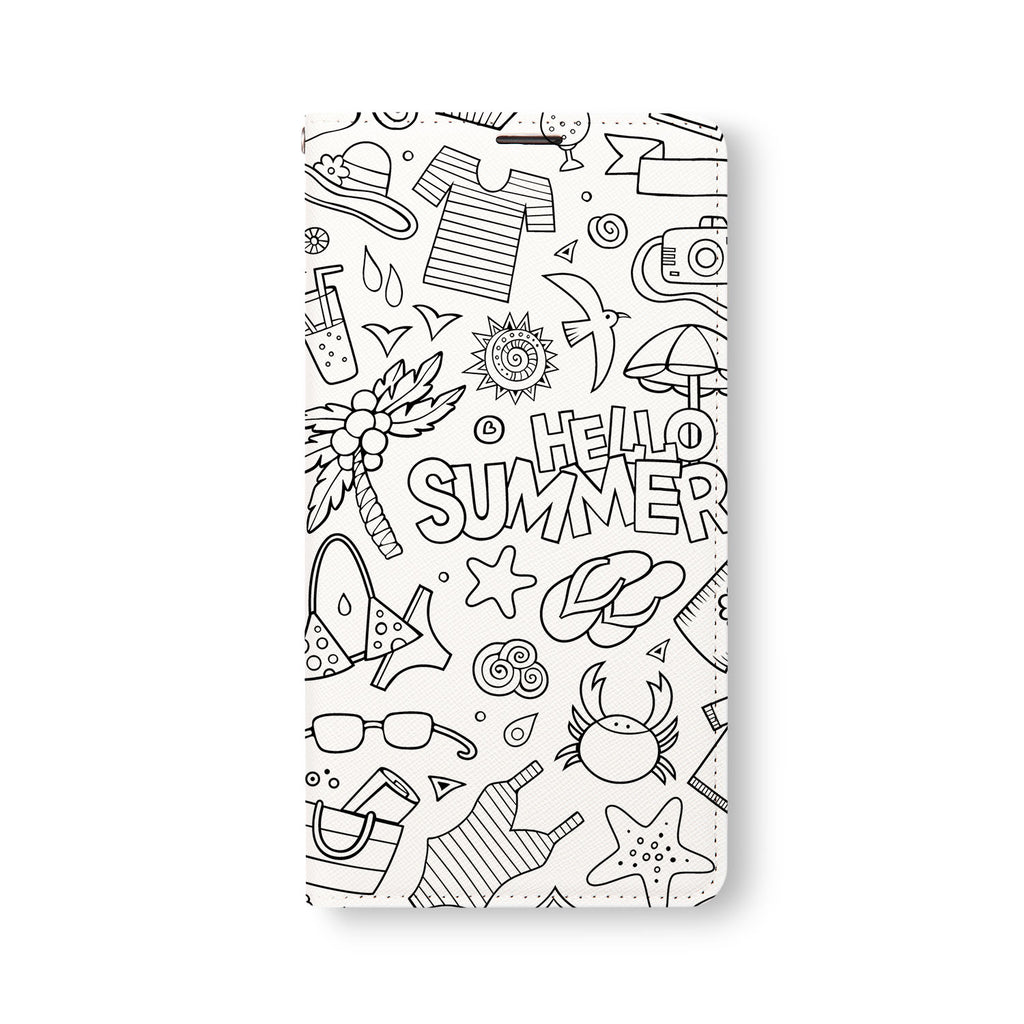 Front Side of Personalized Samsung Galaxy Wallet Case with 2 design