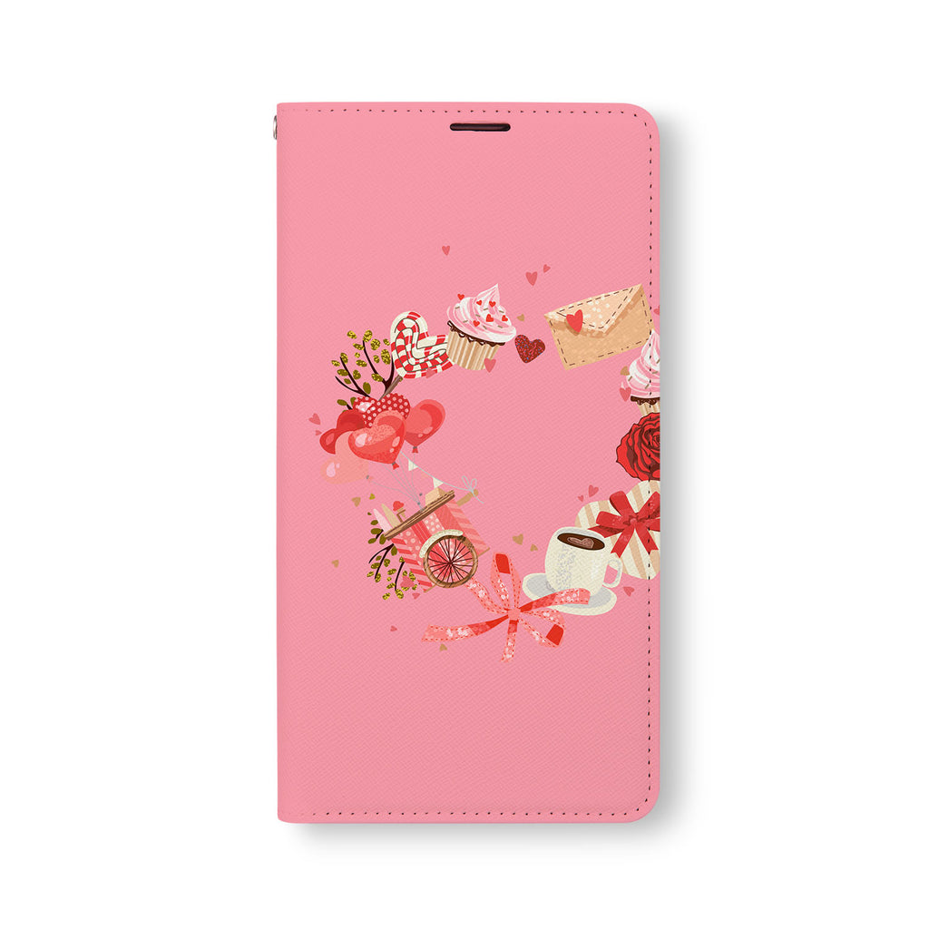 Front Side of Personalized Samsung Galaxy Wallet Case with 8 design