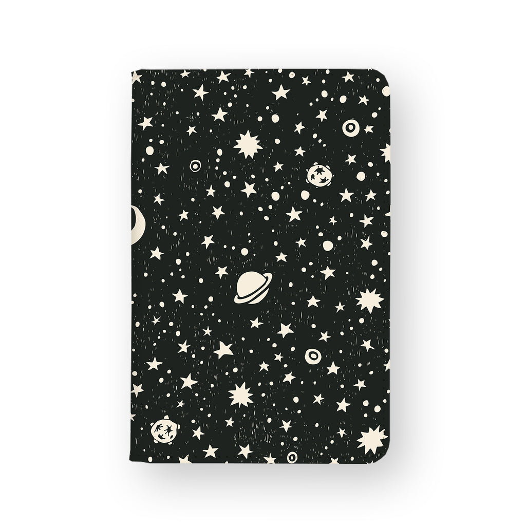 front view of personalized RFID blocking passport travel wallet with 06 design