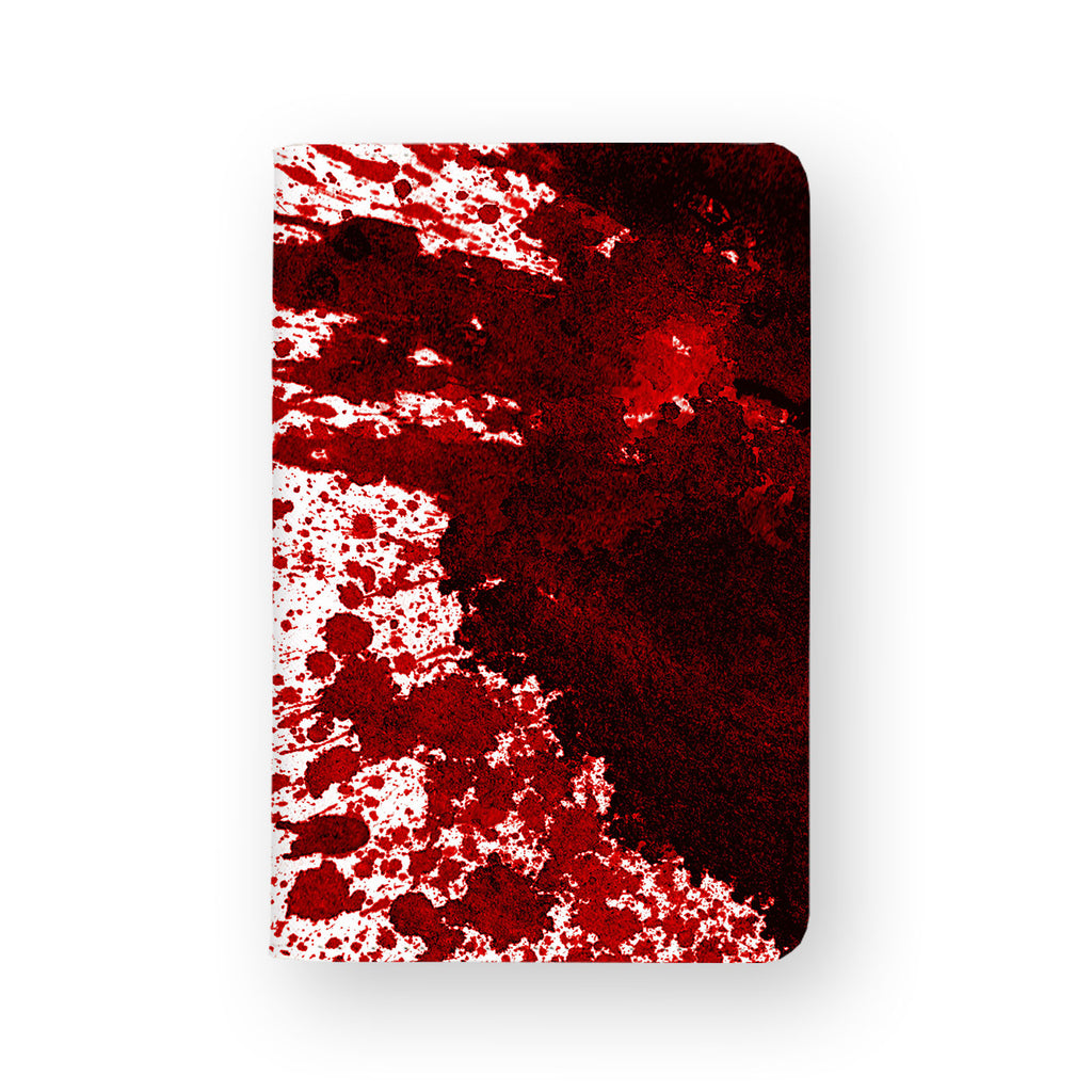 front view of personalized RFID blocking passport travel wallet with 08 design