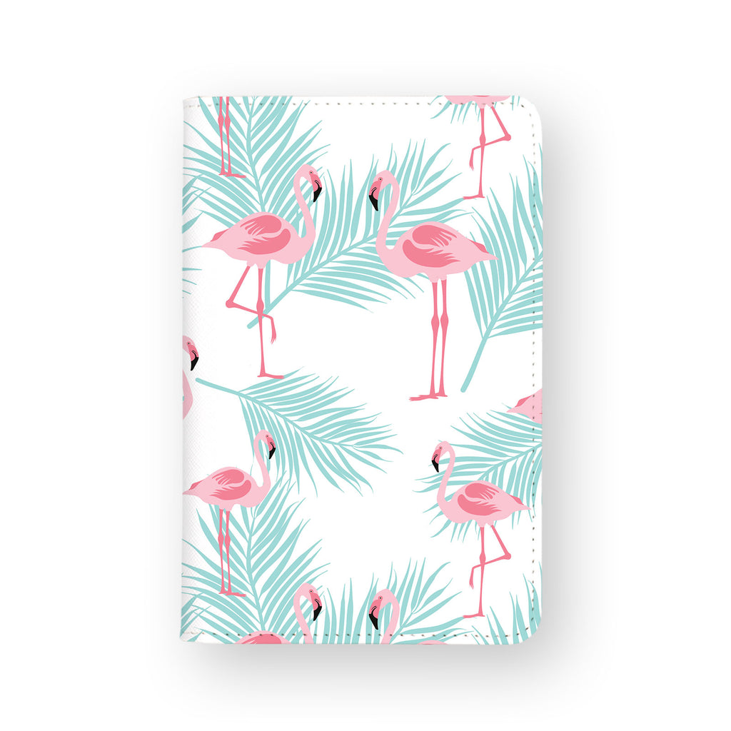 front view of personalized RFID blocking passport travel wallet with 03 design