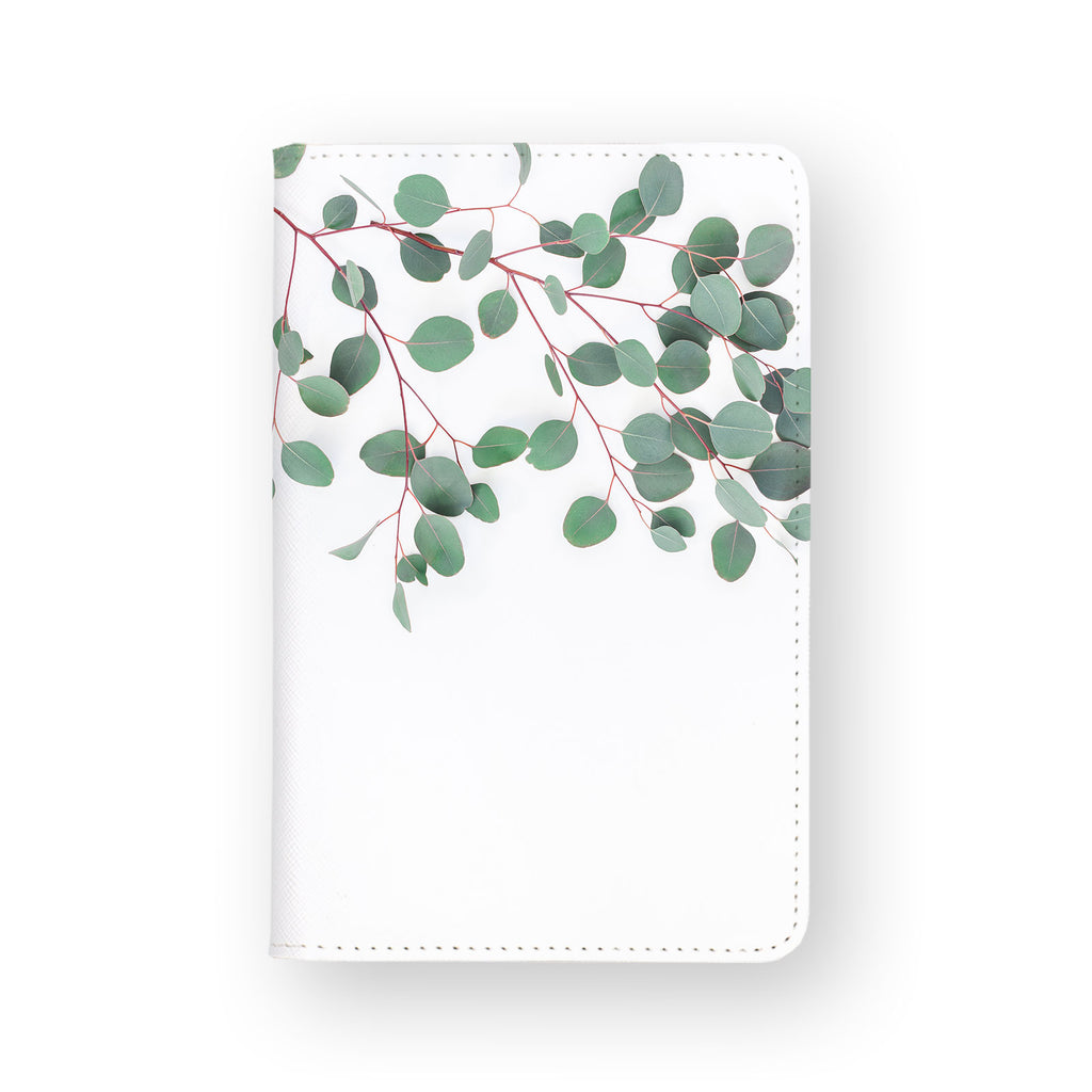 front view of personalized RFID blocking passport travel wallet with 04 design