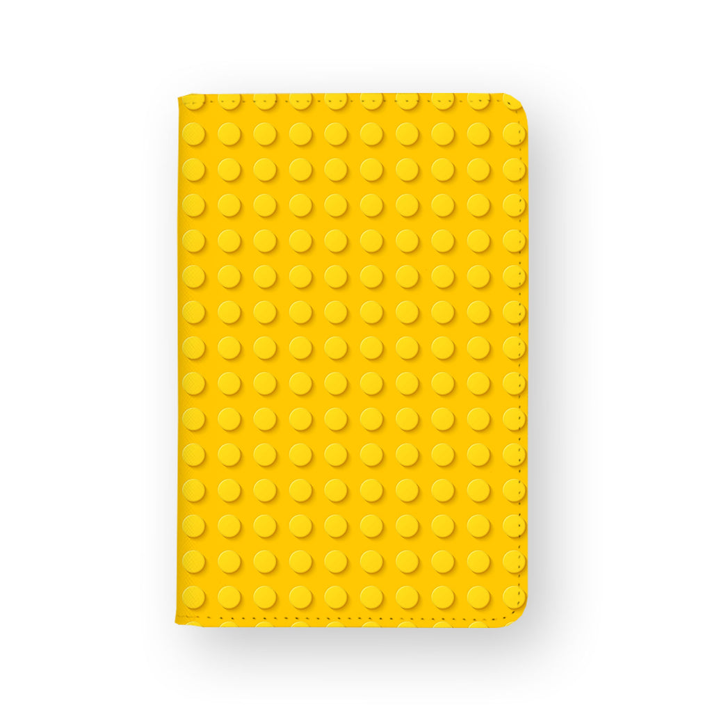 front view of personalized RFID blocking passport travel wallet with 07 design