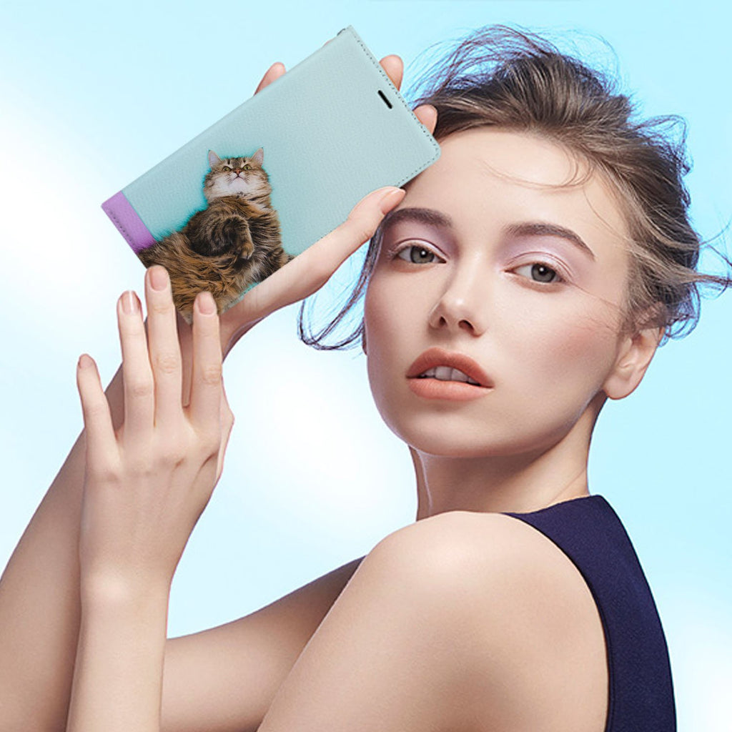 Personalized Huawei Wallet Case with Cat desig marries a wallet with an Samsung case, combining two of your must-have items into one brilliant design Wallet Case.