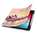 smart auto on and off features case with Australia Oil Painting design - swap