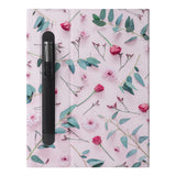 The Personalized VistaCase reMarkable Pen Holder Case with Flat Flower 2 design features a built-in Marker pen holder,