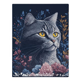 The Personalized VistaCase reMarkable Pen Holder Case is adorned with a vibrant and intricately detailed Cute Cat design