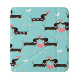 front view of personalized Kobo case with Lovely Dog design