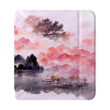 front view of personalized Kobo case with Watercolor View design