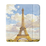 front view of personalized Kobo case with France Famous Attractions design