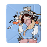 front view of personalized Kobo case with Cute Cats design