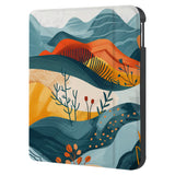 swap front and back view of personalized KOBO case and Colorful Mountain design - swap