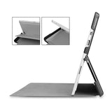 Full port acess of Personalized Microsoft Surface Pro and Go Case in Movice Stand View with Landscape design