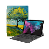 the Hero Image of Personalized Microsoft Surface Pro and Go Case with Tree Painting design