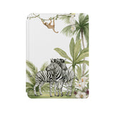 the front side of Personalized Microsoft Surface Pro and Go Case with Rainforest Animals design