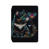 the front side of Personalized Microsoft Surface Pro and Go Case with Cute Cat design