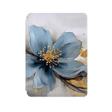 the front side of Personalized Microsoft Surface Pro and Go Case with Artistic Flower design