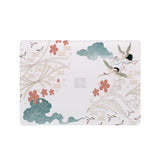 Add your name, company name, signature to this Front Personalized microsoft surface laptop Case Japanese Pattern design