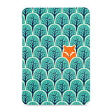 the front view of Personalized Samsung Galaxy Tab Case with Fox Fun design