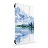 the side view of Personalized Samsung Galaxy Tab Case with Watercolor View design