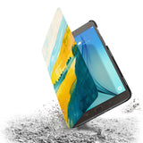 the drop protection feature of Personalized Samsung Galaxy Tab Case with Abstract Painting design