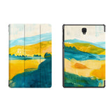 the whole printed area of Personalized Samsung Galaxy Tab Case with Abstract Painting design