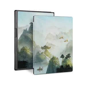 Vista Case reMarkable Folio case with Watercolor View Design perfect fit for easy and comfortable use. Durable & solid frame protecting the reMarkable 2 from drop and bump.