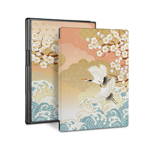 Vista Case reMarkable Folio case with Japanese Pattern Design perfect fit for easy and comfortable use. Durable & solid frame protecting the reMarkable 2 from drop and bump.