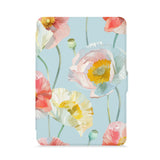 front view of personalized kindle paperwhite case with Spring design