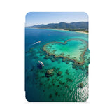 front view of personalized kindle paperwhite case with Australia Oil Painting design