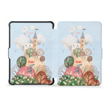 the whole front and back view of personalized kindle case paperwhite case with Fairy Tale design