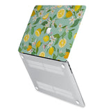 hardshell case with Tropical Fruits design has rubberized feet that keeps your MacBook from sliding on smooth surfaces