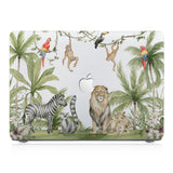 This lightweight, slim hardshell with Rainforest Animals design is easy to install and fits closely to protect against scratches