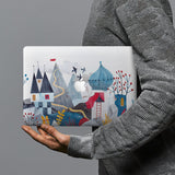 hardshell case with Fairy Tale design combines a sleek hardshell design with vibrant colors for stylish protection against scratches, dents, and bumps for your Macbook