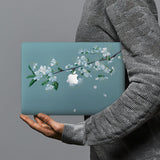 hardshell case with Birds design combines a sleek hardshell design with vibrant colors for stylish protection against scratches, dents, and bumps for your Macbook