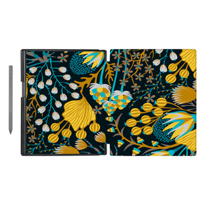 swap - Vista Case reMarkable Folio case with Autumn Leaves Design has an integrated holder for pen marker so you never have to leave your extra tech behind.